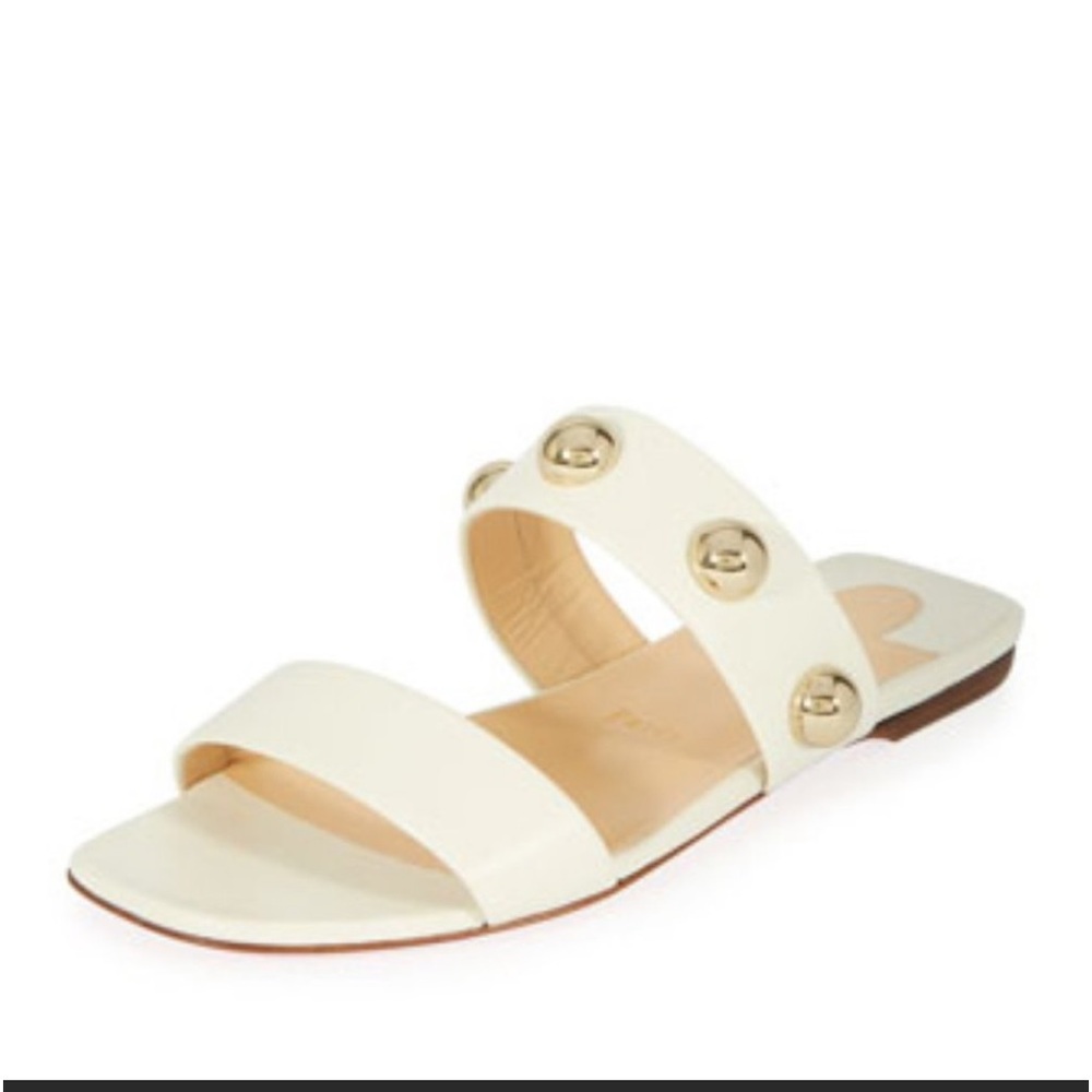 CHRISTIAN LOUBOUTIN Simple Bille Flat
Napa Red Sole Slide Sandals